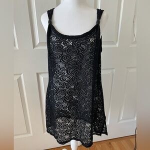 Croft & Barrow black lace coverup size XL 3 for$20